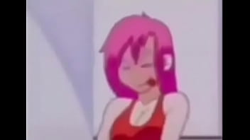 Anime girl lifts up her shirt revealing breasts Anime girl lifts up her shirt revealing breasts