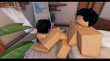 Passando a língua e batendo punheta animação