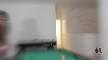 Pool table threesome