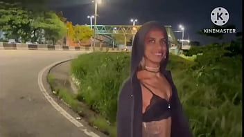 Esposa metendo com um fã na via light