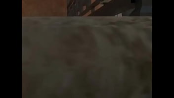 Mujer traga a mini chica