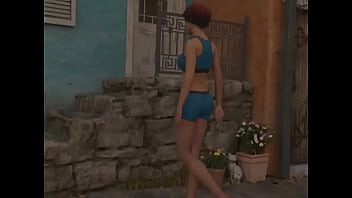 Mujer traga a mini chica