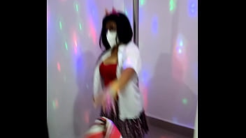 Dirty latina student starts in porn the bitch performs a dance without having an idea how to dance newly initiated porn