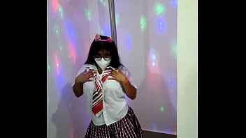 Dirty latina student starts in porn the bitch performs a dance without having an idea how to dance newly initiated porn