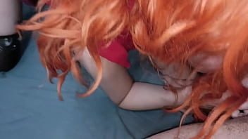 Puta colegiada es una maestra mamando verga y tomando leche