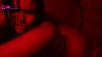 Huge black cock fucking phat ass teen in the shower of the redroom