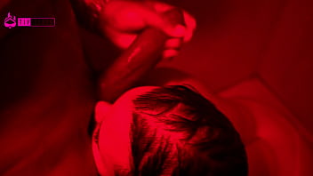 Huge black cock fucking phat ass teen in the shower of the redroom