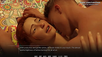 Beautiful young babe with a hot body gets her tight hairy pussy licked and fucked at the college dorm he cums on her belly taboo university steam game 3d animated hentai game part #4