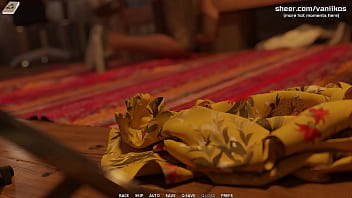 Beautiful young babe with a hot body gets her tight hairy pussy licked and fucked at the college dorm he cums on her belly taboo university steam game 3d animated hentai game part #4