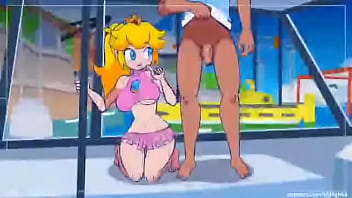 Peach getting hardly fucked bye her slave