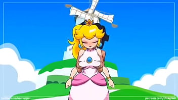 Peach getting hardly fucked bye her slave