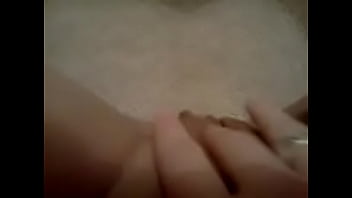 Latina rubbing pussy