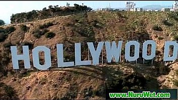 Japanese nuru massage and hardcore fuck on air matress 14