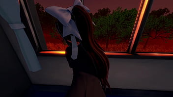 Monika gets fucked hard in the classroom ddlc hentai