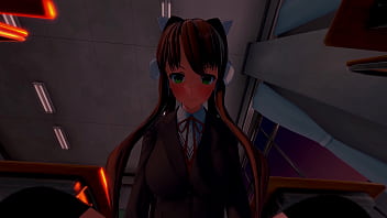 Monika gets fucked hard in the classroom ddlc hentai