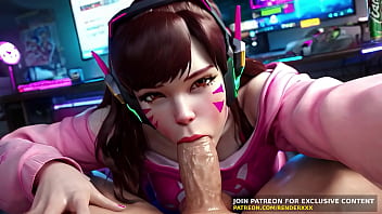 Overwatch pov blowjob titfuck