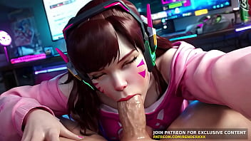 Overwatch pov blowjob titfuck