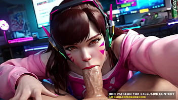 Overwatch pov blowjob titfuck