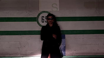 We have sex in a public parking secret agents roleplay