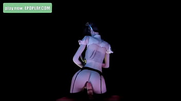 Asian slut shaking her big naturals