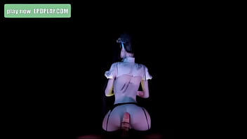 Asian slut shaking her big naturals