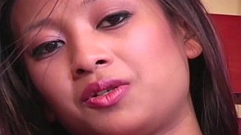 Pantyhose loving ethnic in solo