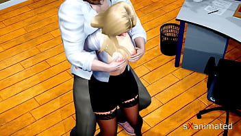 I fuck my secretary hard against the desk