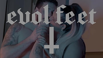 You can taste my pussy but you need to start on my feet ok