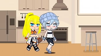 Rapariga tesuda transa com 3 raparigos