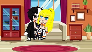 Rapariga tesuda transa com 3 raparigos