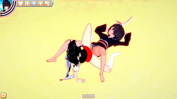 Nagato and shiranui lesbian hentai