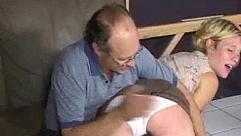 Girl shows man who's boss