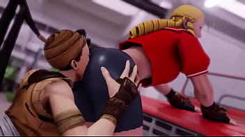 Street fighter ibuki x karin ass licking