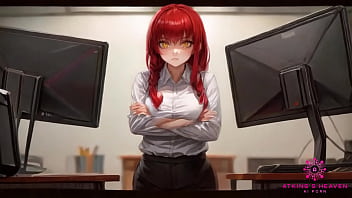 Beautiful coworker with big tits wants to make you cum at your desk ai porn