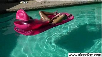 Solo horny amateur girl get dildo toys in holes video 07