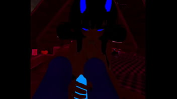 Error demon toys with her favorit umbreon