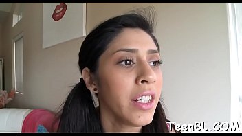 Pole riding from dazzling bimbo