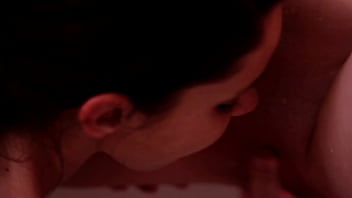 Lesbians rilee marks and alice march play in a hotel bathtub in la