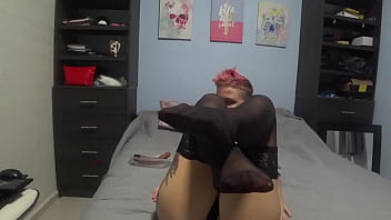 Goldilocks018 in black stockings