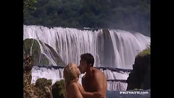 Dora venter gets to ride a fat cock while in the middle of the rapids