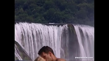 Dora venter gets to ride a fat cock while in the middle of the rapids