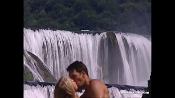 Dora venter gets to ride a fat cock while in the middle of the rapids