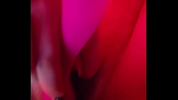 Real intense female orgasm from black dick close up creampie leaks out