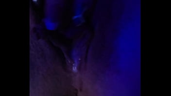 Real intense female orgasm from black dick close up creampie leaks out