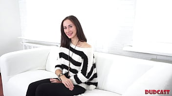 Fake Producer Cums On Girl's Belly After Fuck On The Couch thumbnail