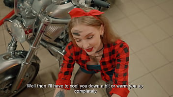 I fixed your motorcycle now you can fuck me on it dolly rud