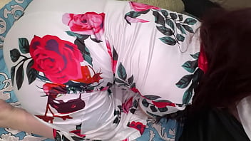 It was cold outside and the stepson invited his stepmom into the house to warm her up