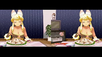 The wolf girl get fuck by you in vr