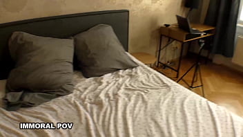 Four cumshot threesome for giant ass ginger newbie – immoral pov 4k