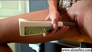 Lovely girl use all kind of things to masturbate vid 23